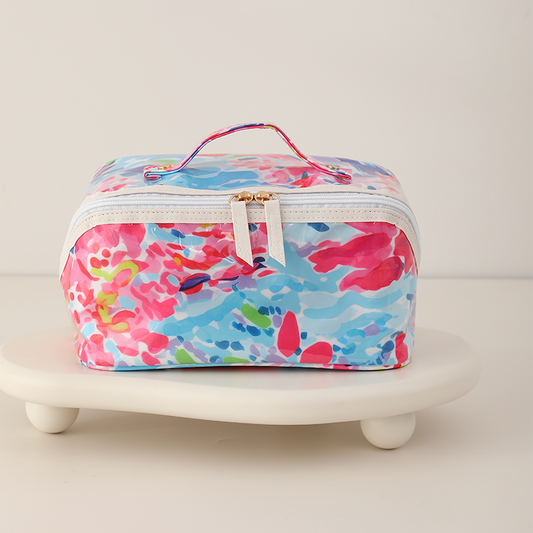 Petal Splash Waterproof Cosmetic Make Up Bag