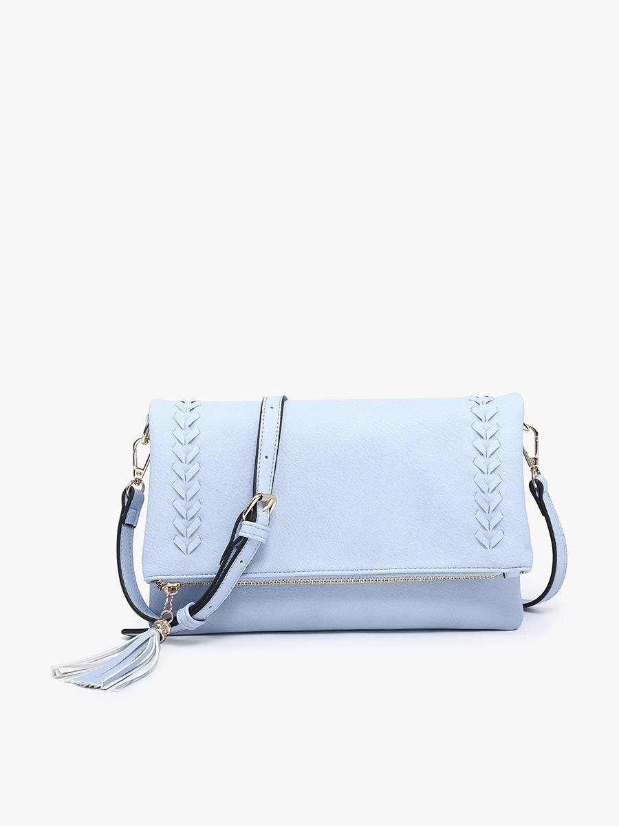 Isadora Whipstitch Crossbody w/ Tassel Zip