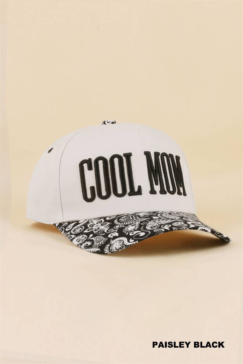 Cool Mom Two Tone Snapback Hat Zenana
