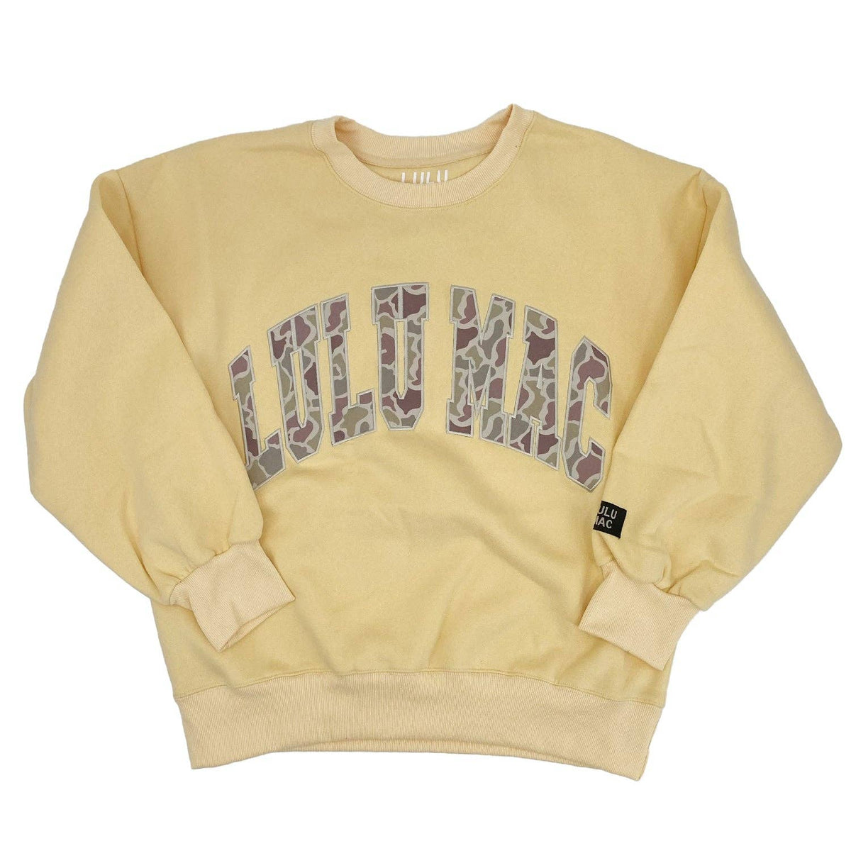 Lulu Mac Butter With Camo Sweatshirt