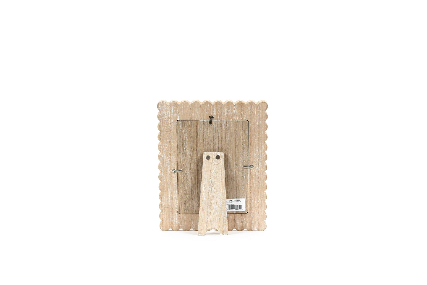 8x10x1 wood scallop photo frame