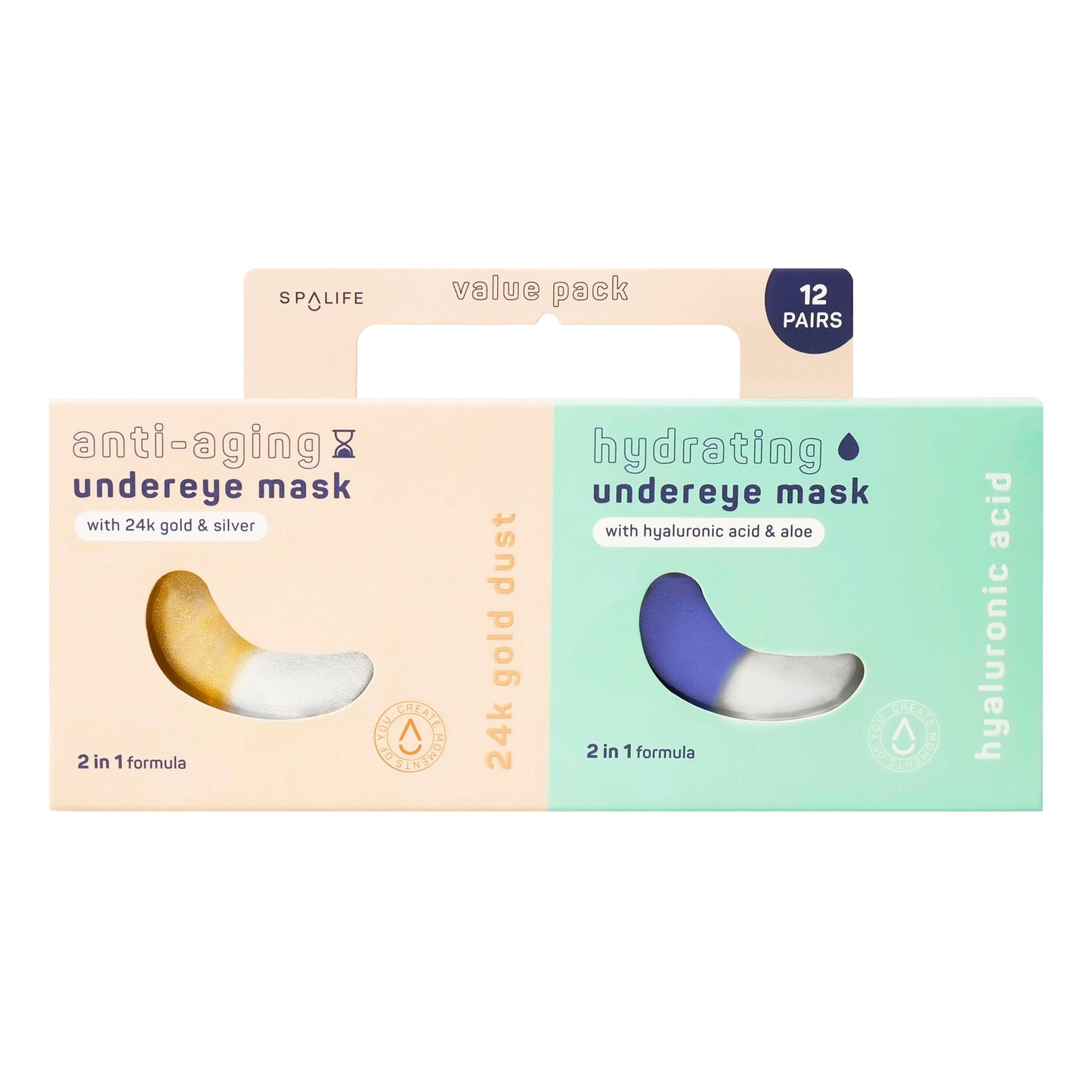 Hydrate & Glow Masks Hydrogel Undereye Duo Masks - 12 Pairs