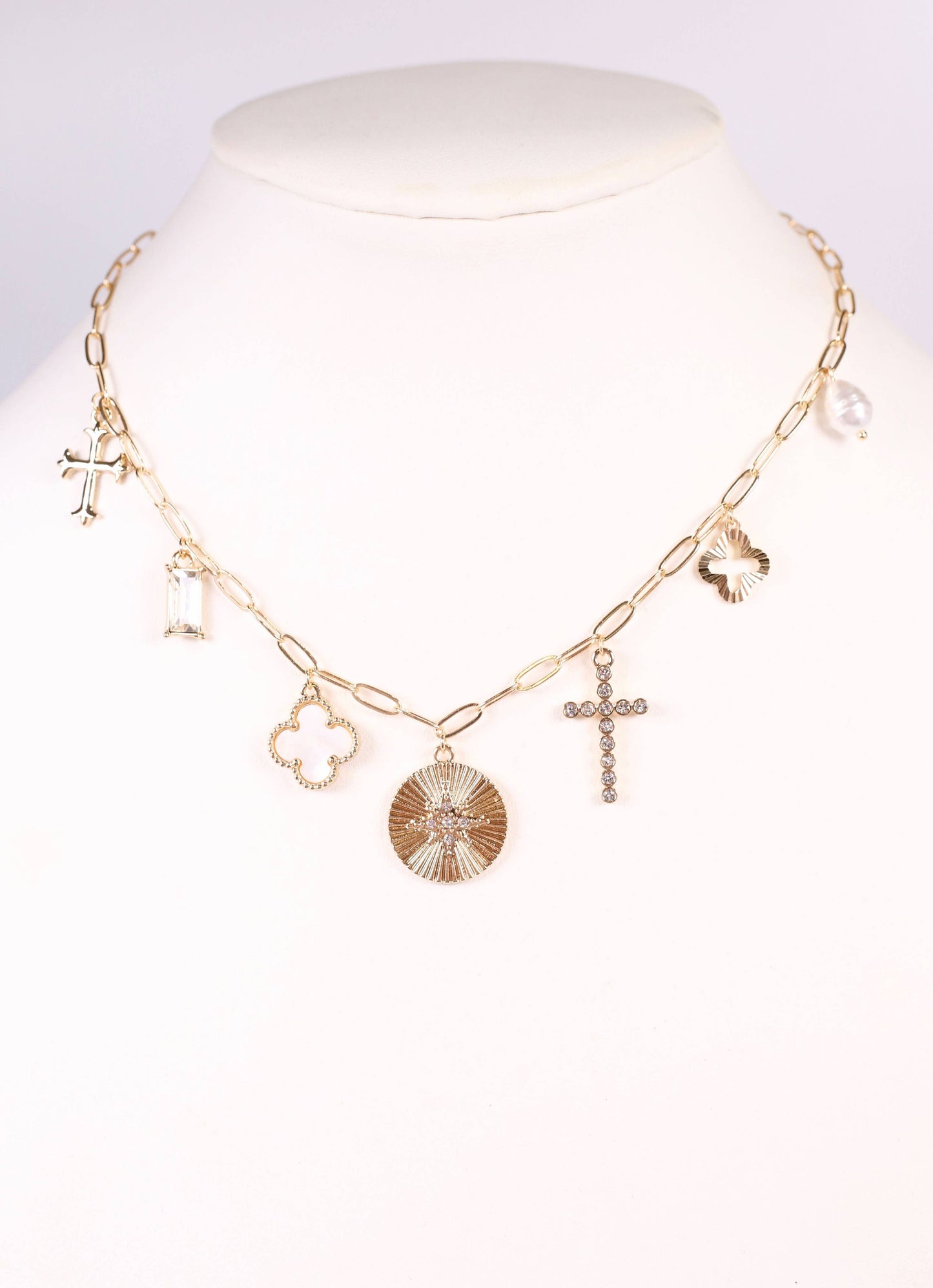 Loughlin Charm Necklace GOLD