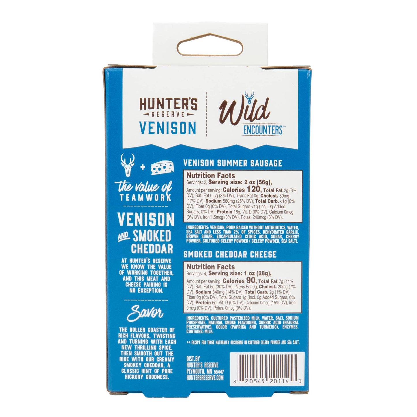 Venison & Smoked Cheddar Cheese Wild Encounters Gift Set