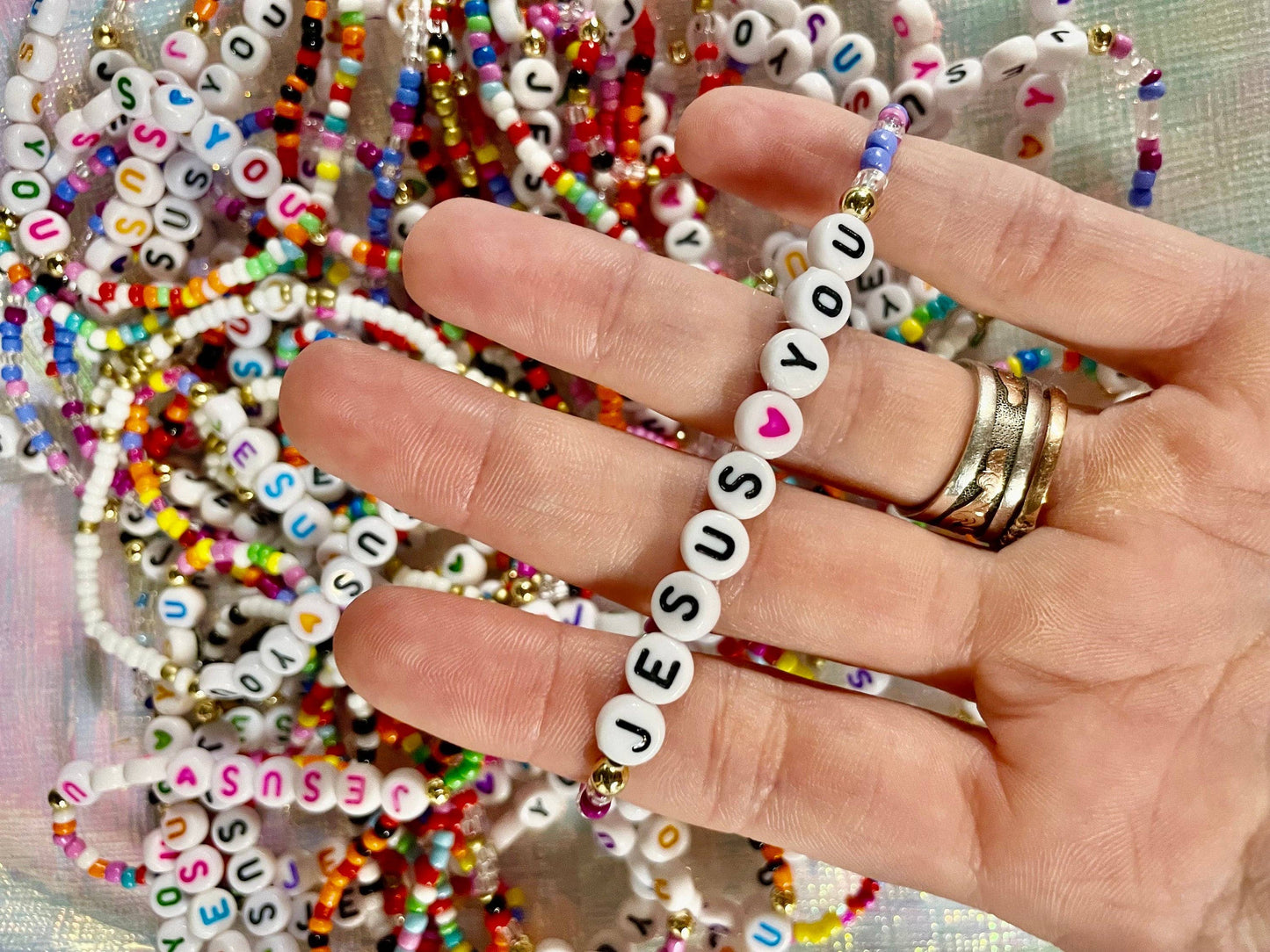 Christian Jesus Beaded Bracelets