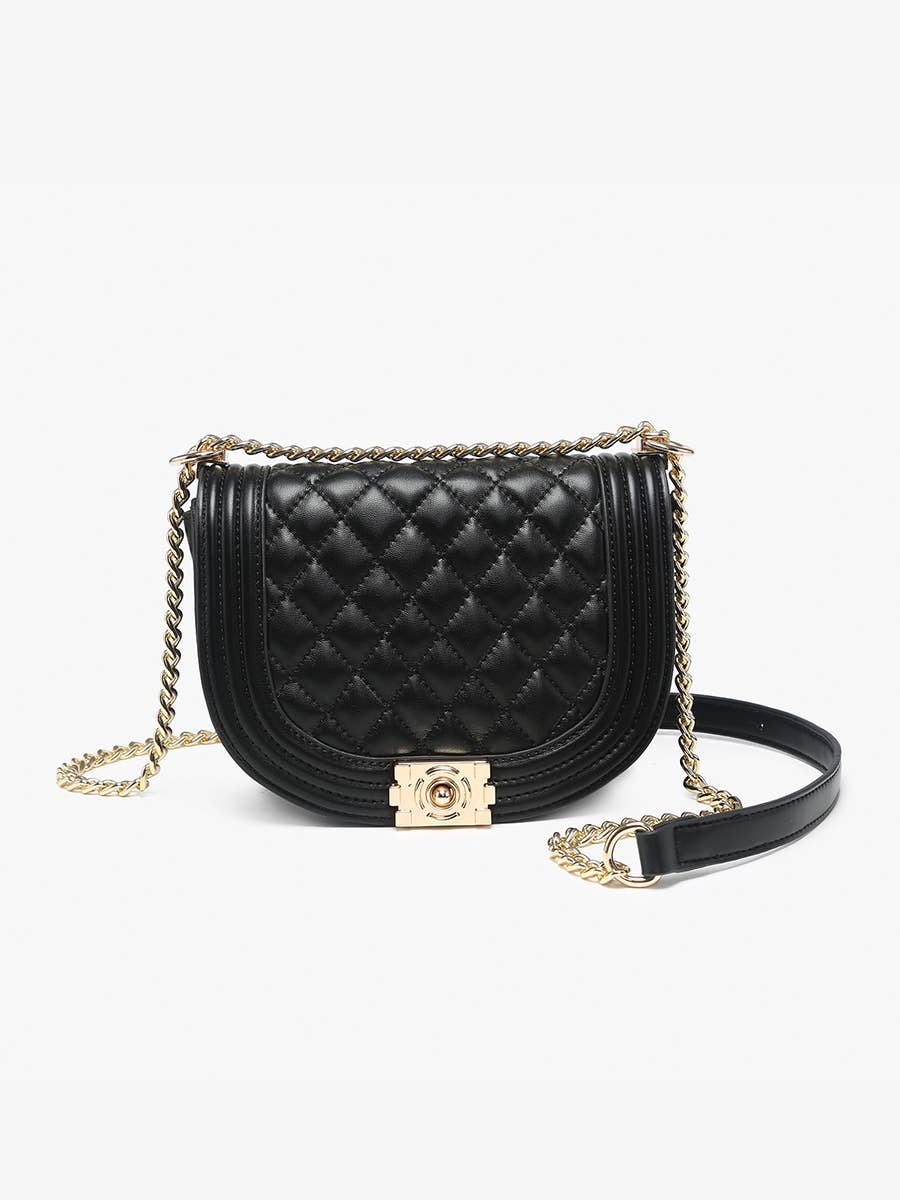 Diana Quilted Snap Front Crossbody