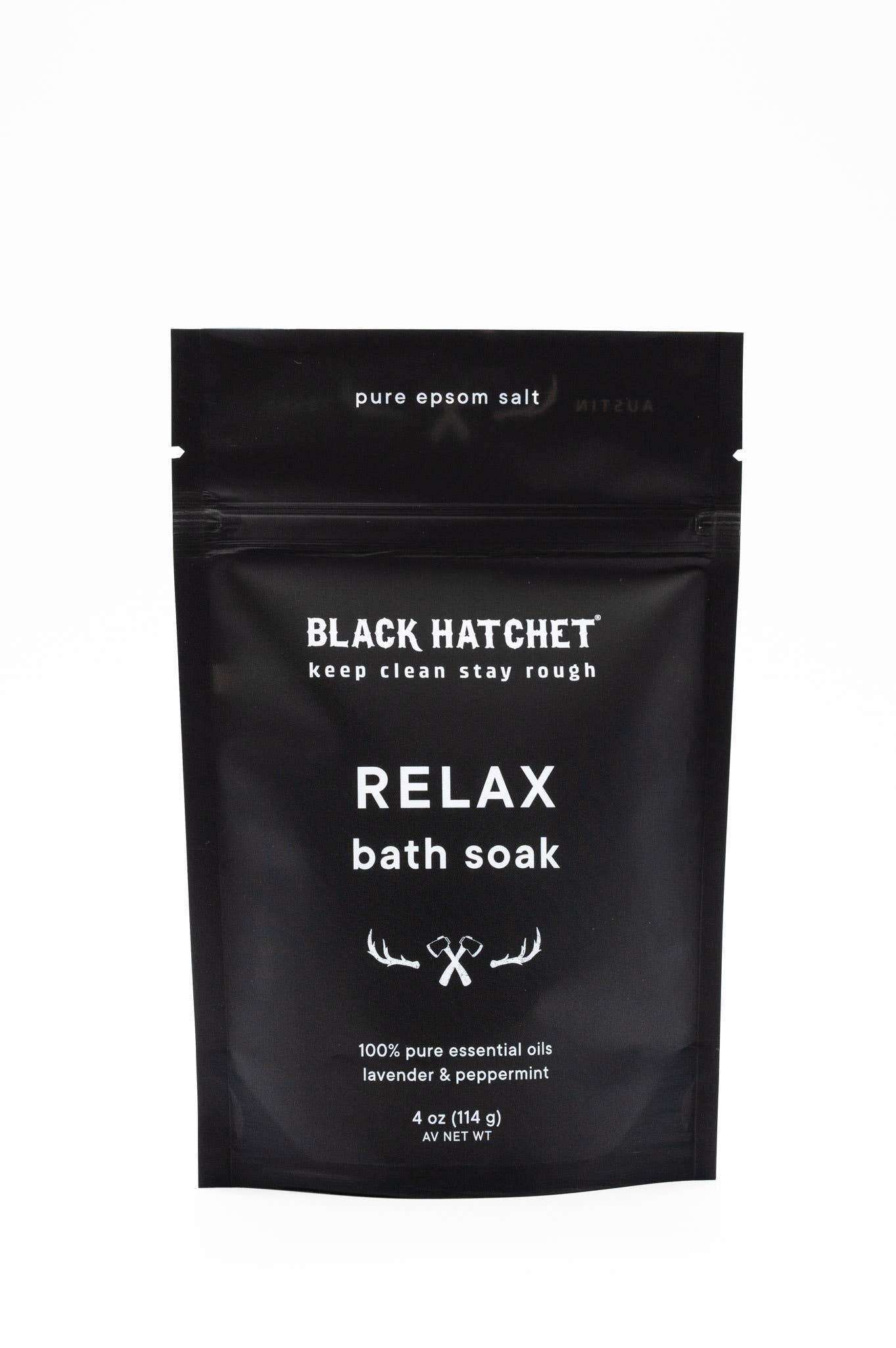 Men's Black Hatchet Relax Organic Bath Salt